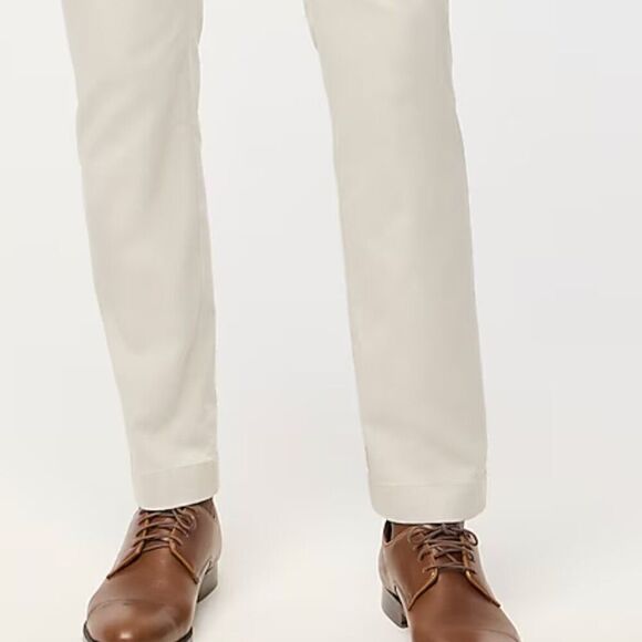 J. Crew Factory Slim-fit flex chino pant in Stone NWT 38/32 - Picture 5 of 11